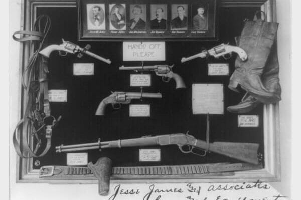 Guns in America: Jesse James Guns and Equipment Display
