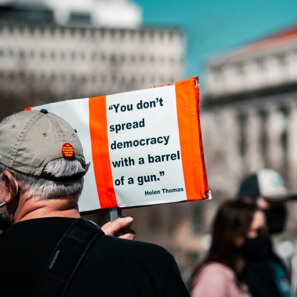 Guns in America: democracy from teh barrel of a gun